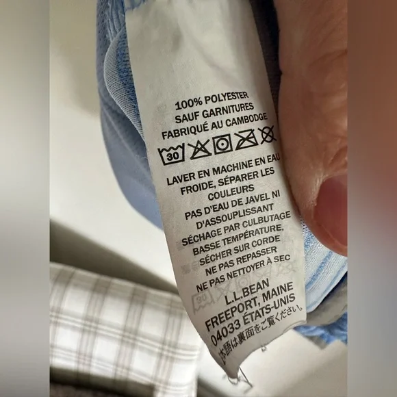 L.L. Bean Airlight Pullover sz M - Picture 8 of 8